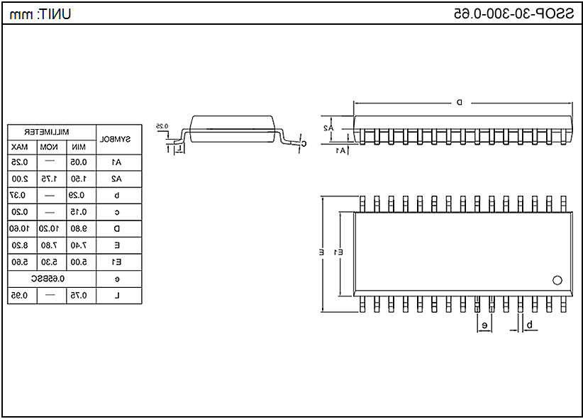 SSOP-30-300-0.65
