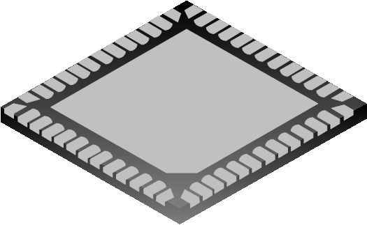 QFN-52-6×6×0.75-0.4（单基岛）