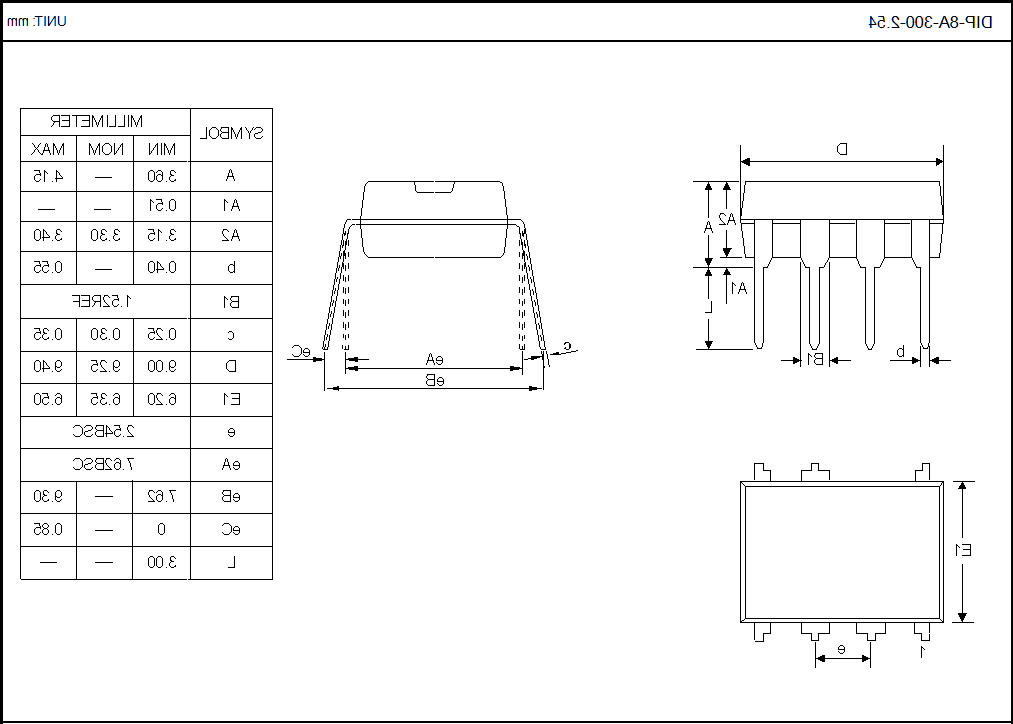 DIP-8A-300-2.54